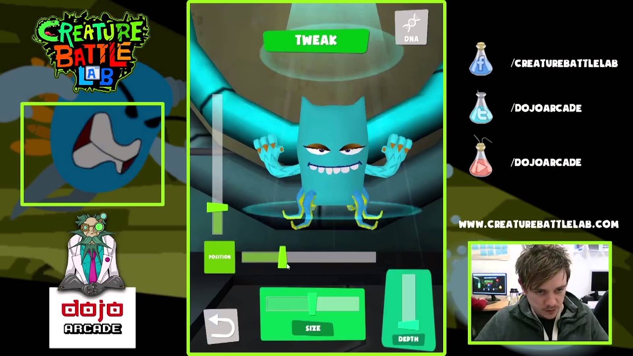 Creature Battle Lab Development Video - Creature Customiser