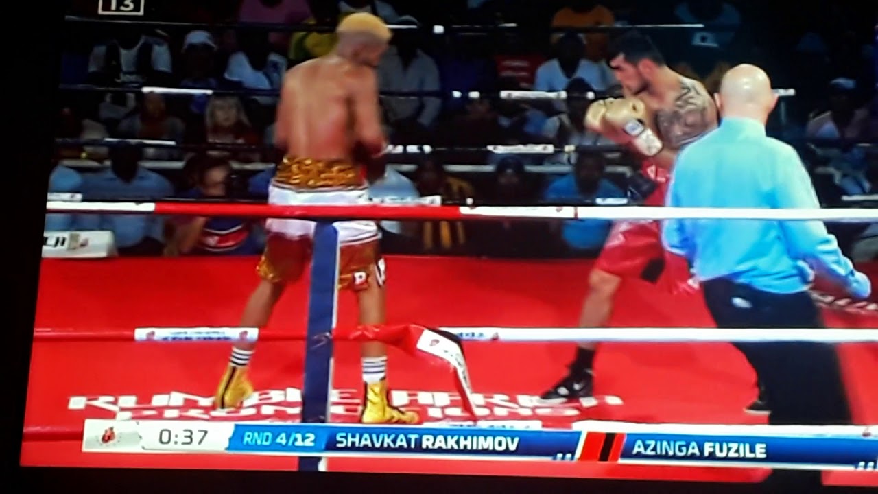 💔💔Azinga Fuzile take his first loss by KO. .after a dominent performance