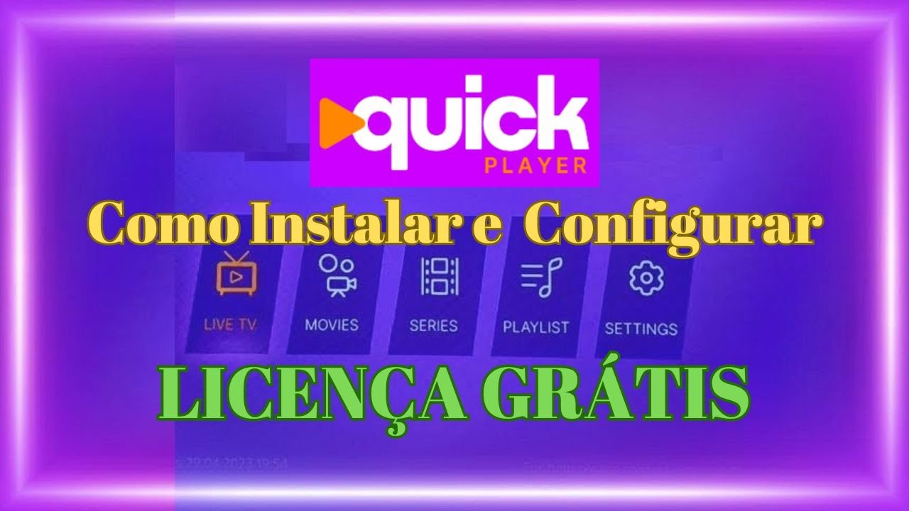 Como Instalar e Configurar Quick Player na smart Tv Samsung, LG, Roku TV, E Android