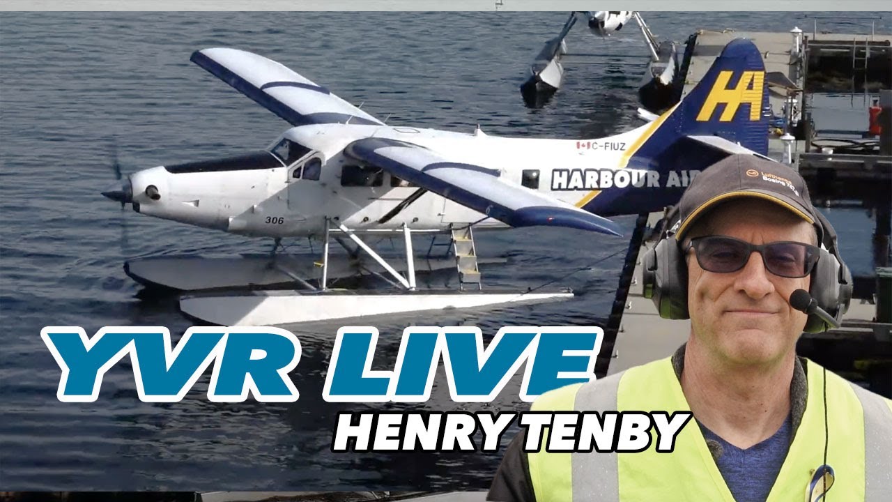 Vancouver Downtown Harbour Airport LIVE plane spotting | with Henry Tenby | AUG 21 2025