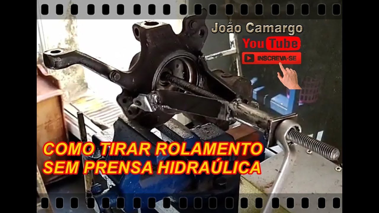 TUTORIAL COMO RETIRAR ROLAMENTO SEM PRENSA HIDRÁULICA