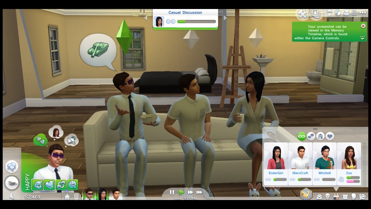 Sims 4 (Did she faint!) (Down to Bussiness)