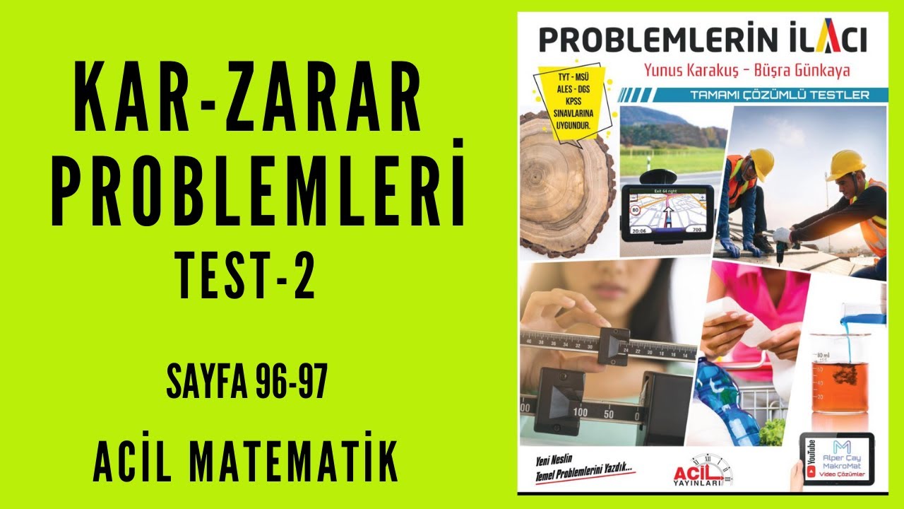 PROBLEMLERİN İLACI SORU BANKASI (Acil Matematik-Sayfa 96-97)