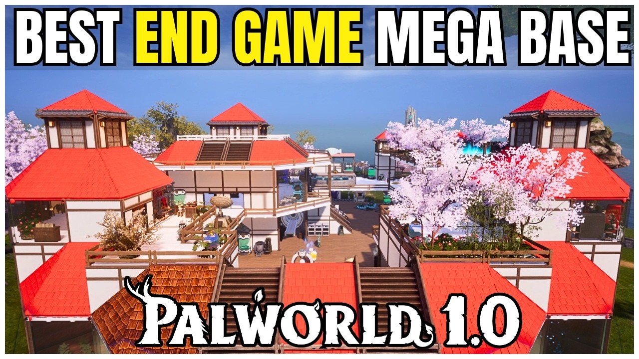 Идеальная мегабаза для эндгейма в Palworld 1.0! Декор