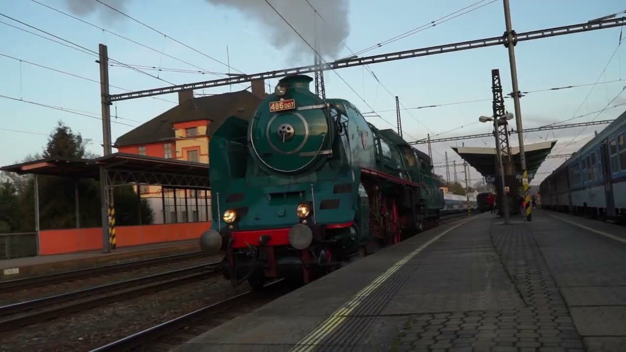 Rychlíková jízda Zelený Anton 486.007 Svitavy - Česká Třebová, 20.10.2024