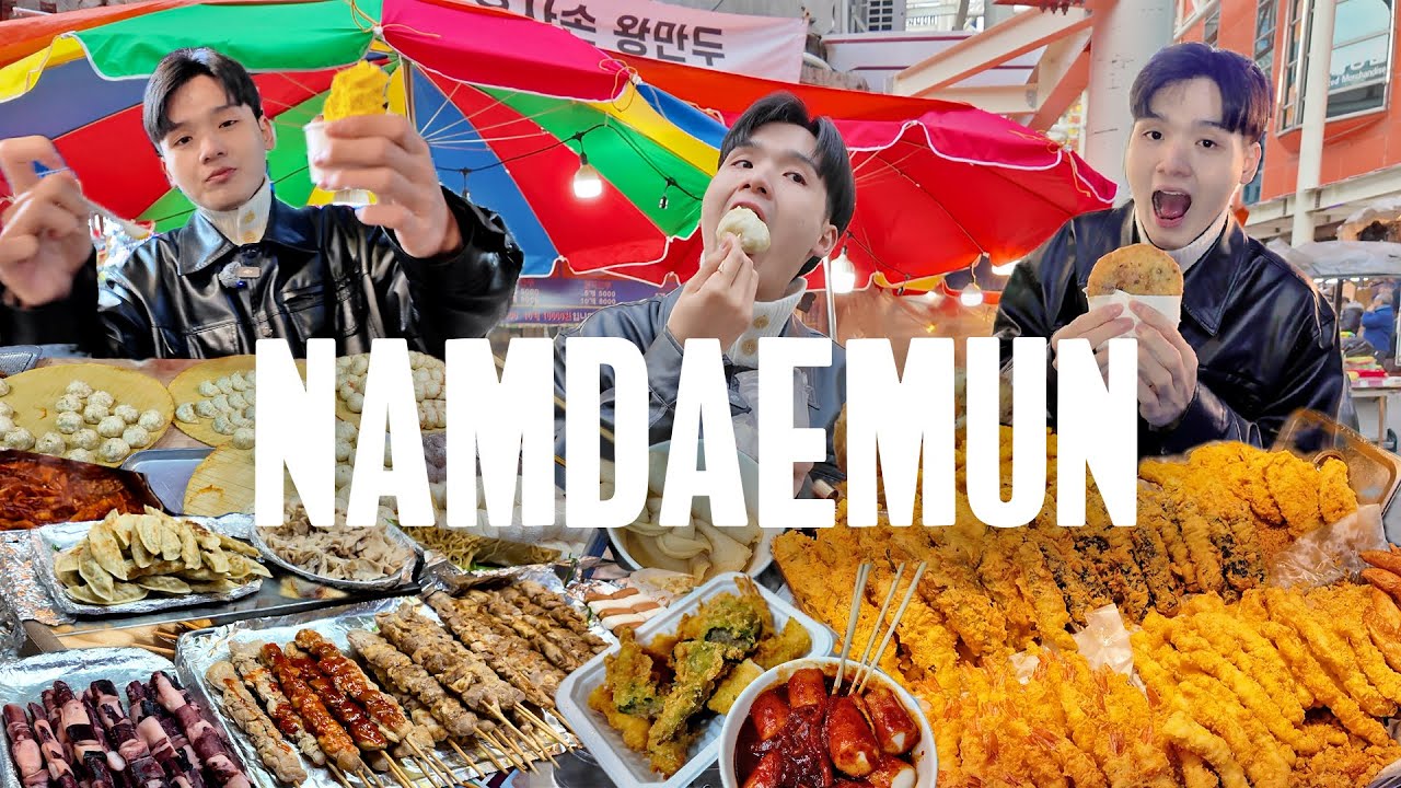 ĂN SẬP CHỢ TRUYỀN THỐNG NAMDAEMUN Ở SEOUL