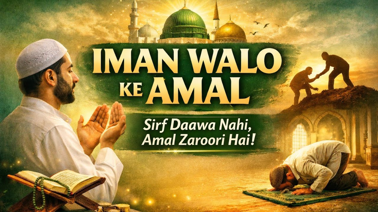  Iman Walon Ke Amal | Sirf Daawa Nahi, Amal Zaroori Hai! By Shaikh Shabaz Khan Salafi 