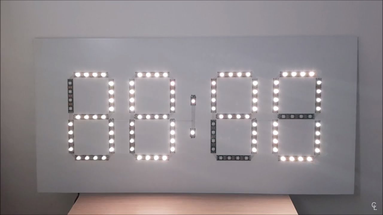 7 segment Clock / Temp Display Build.