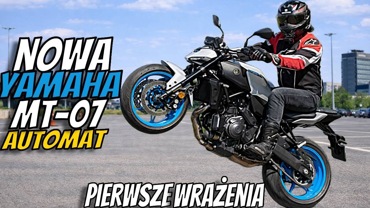 2025 YAMAHA MT 07 Y-AMT = AUTOMAT? JESZCZE LEPSZA - Pierwsze wrażenia z jazdy!