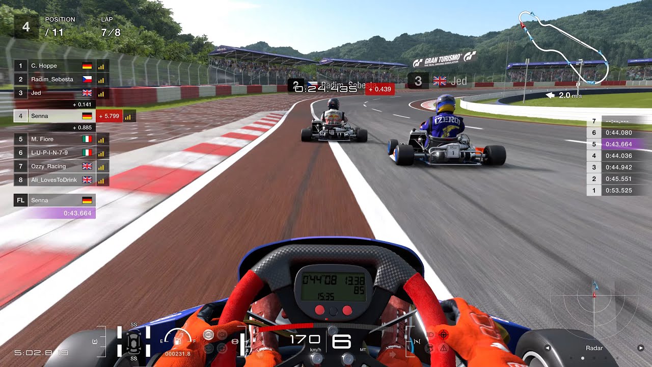 GT7 | Daily Race | Kyoto Driving Park - Miyabi | Gran Turismo Racing Kart 125 Shifter | Onboard
