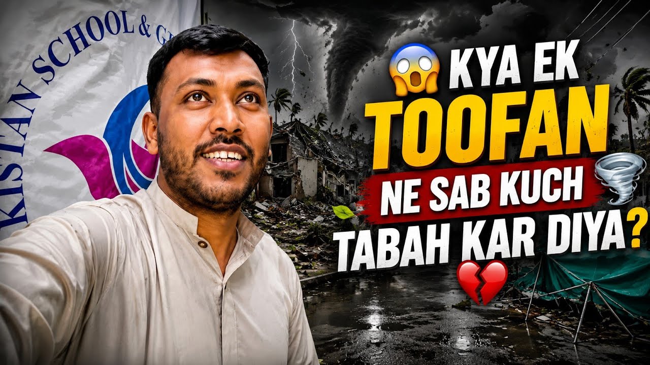 Crazy Storm 😱 Everything Blows Away! | Real Vlog #gareebaadmi