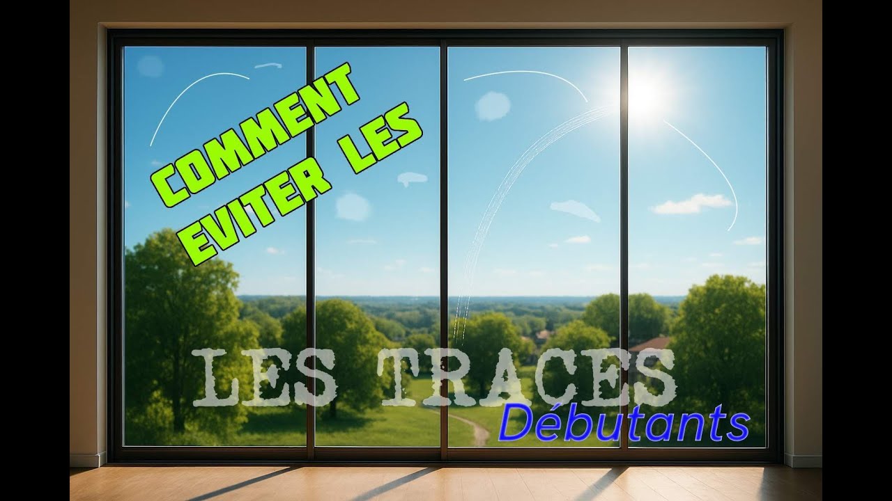 Débutants - Comment éviter les traces sur les vitres ?