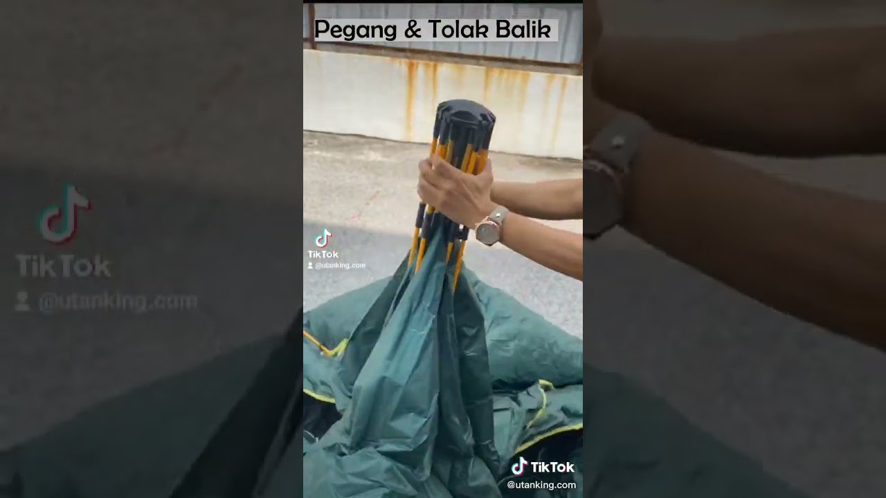 🔴 Step to Install Auto Tent | utanking, C-AutoTent (Cara Pasang Khemah Auto)