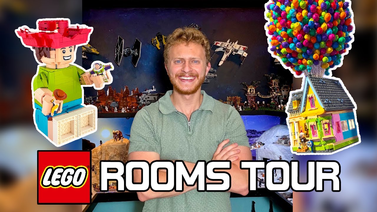 LEGO Collection Tour - 2 Rooms and 3 Closets!