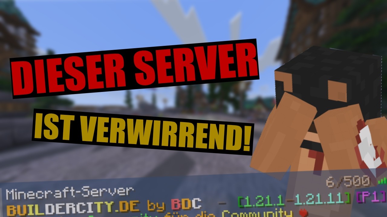 Ein VERWIRRENDER und BESCHISSENER CITYBUILD SERVER! | Minecraft Servervorstellung, 1.21.11