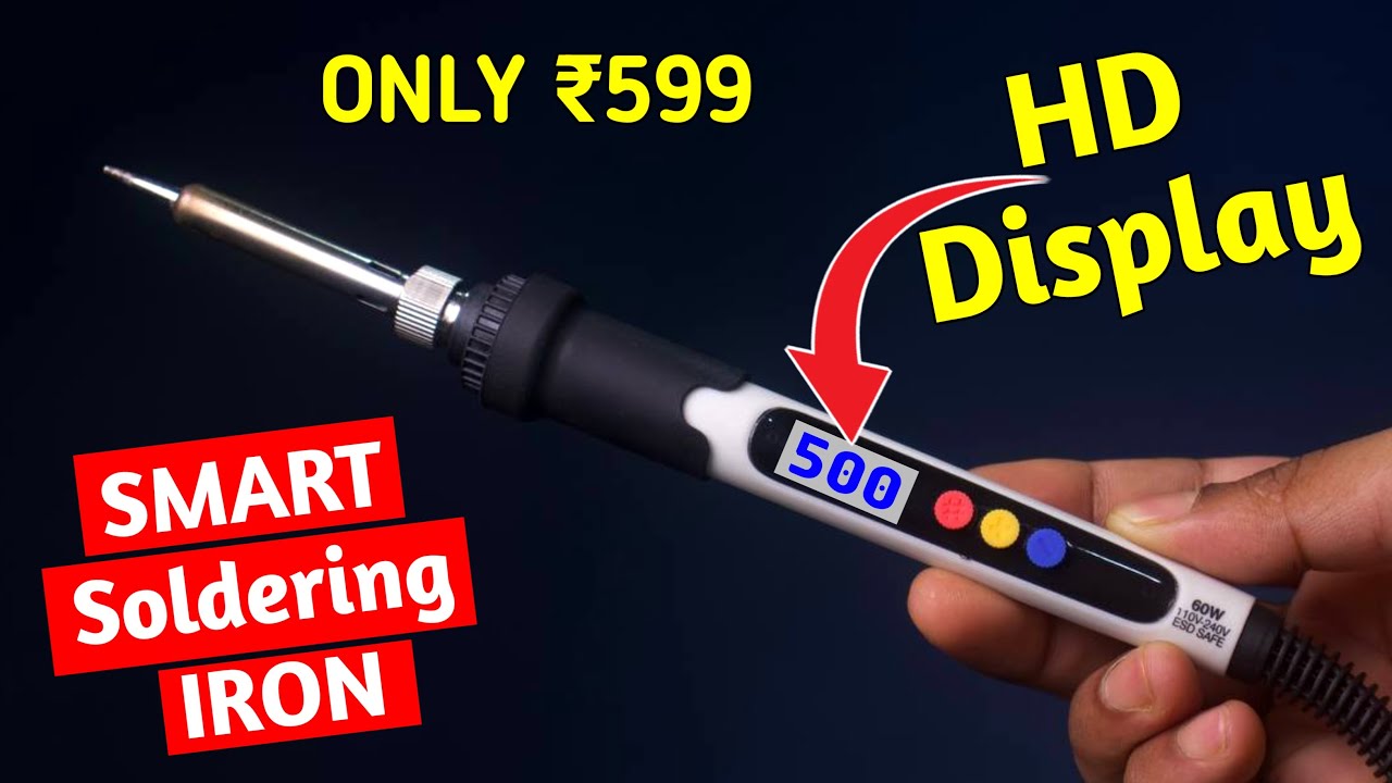 Best 60W Soldering Iron with Display for Electronics Student and Technician | 936H Soldering Iron