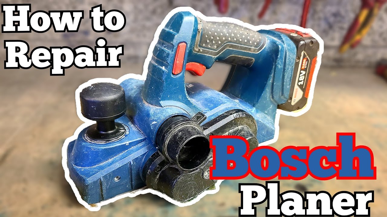 How to dismantle and repair an 18V Bosch GHO18V-LI Cordless Planer.