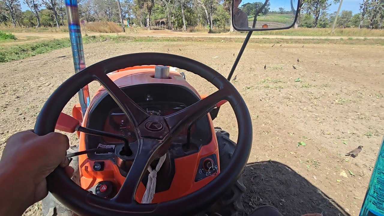 ปั่นรอบ2 เกียร์H2 PTO 540รอบ kubota L4018sp