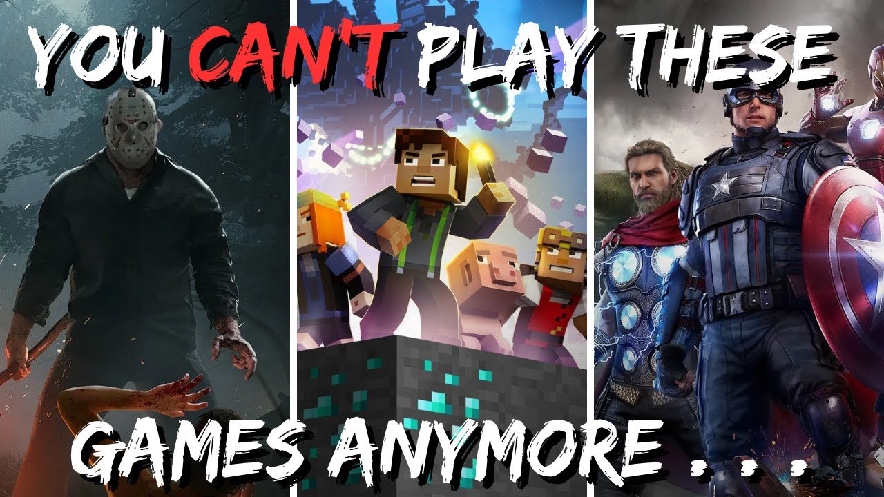 You CAN'T Play These  Delisted Games Anymore