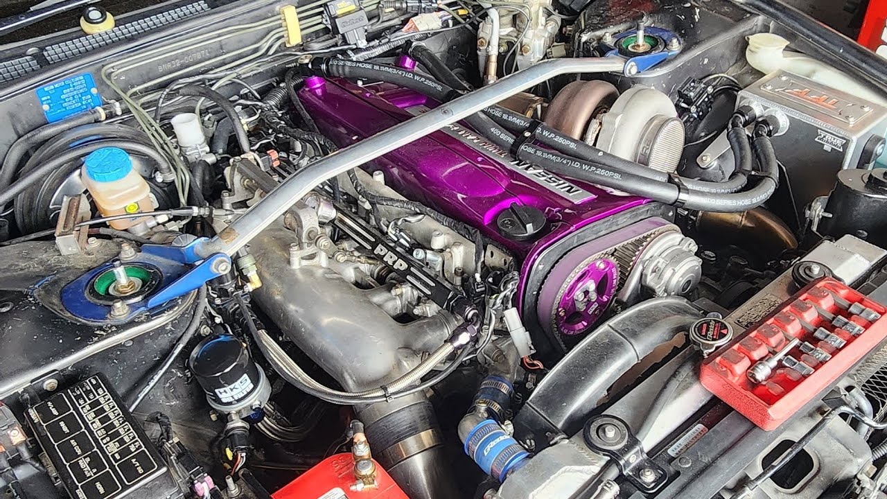 RB26 NITTO OIL PUMP,  PRP TRIGGER KIT,  ARP HARDWARE.  INSTALLING RACING COMPONENTS