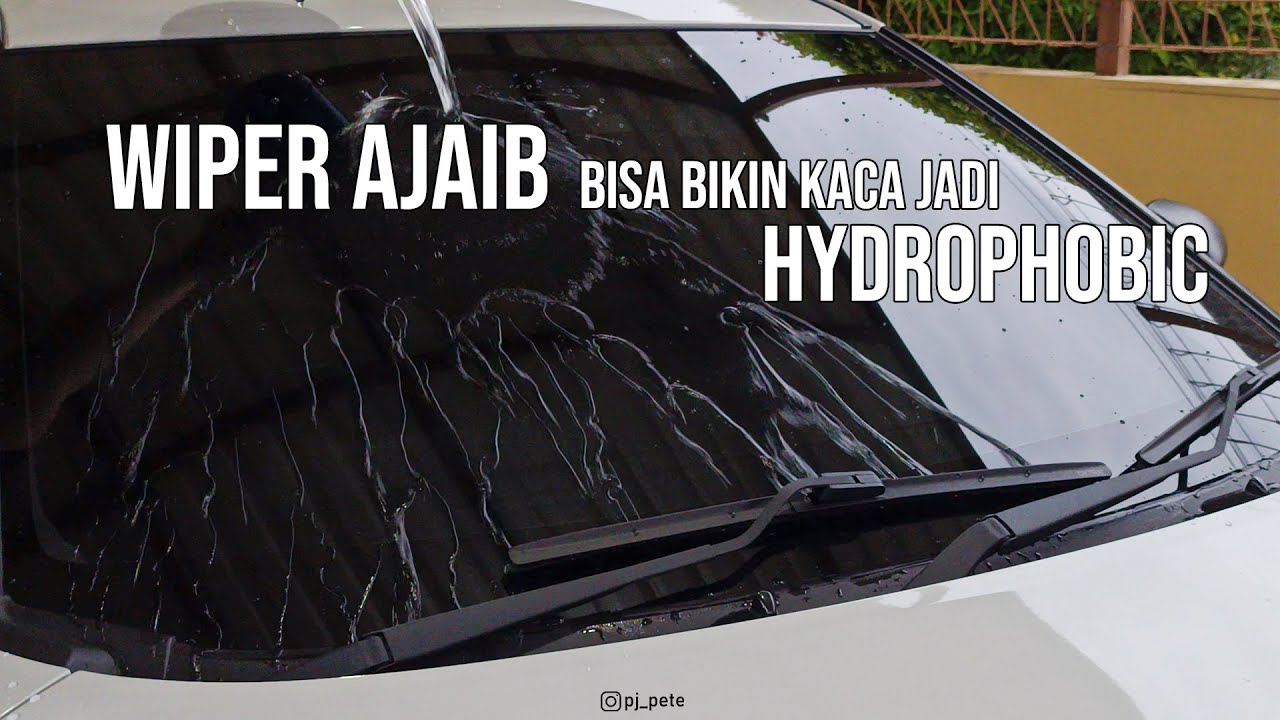 Wiper ajaib ini bisa bikin kaca mobilmu jadi hydrophobic | Trapo Oxtra Wiper