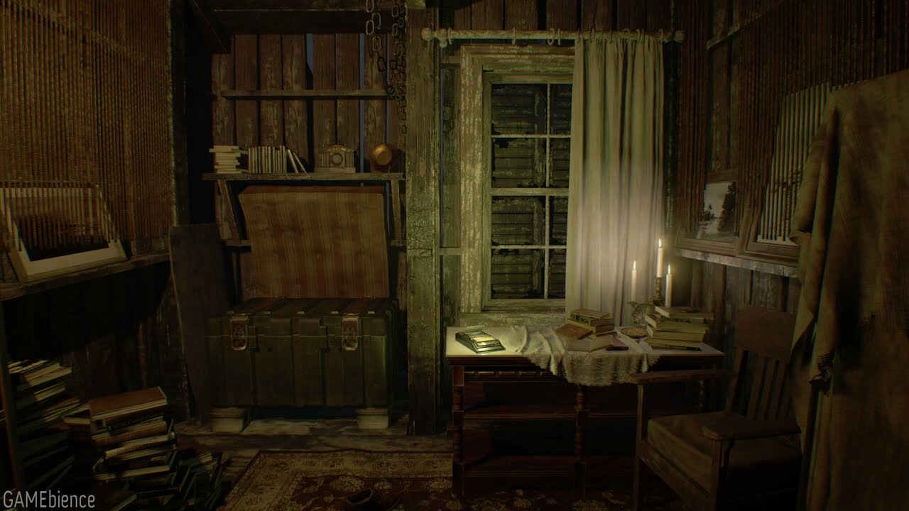 3 Hour - Resident Evil 7 - Old House Safe Room Ambience