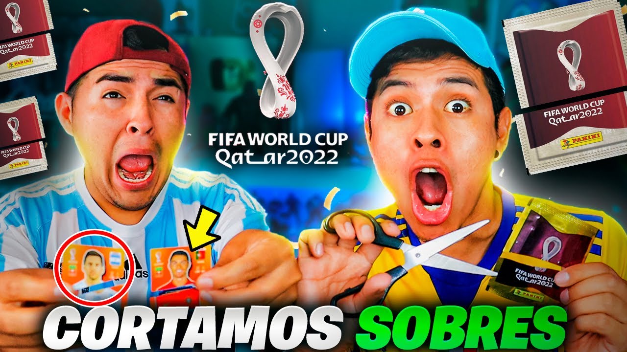 CORTAMOS a MESSI & CRISTIANO en SOBRES DEL MUNDIAL QATAR 2022 de RAMIRIN 😱