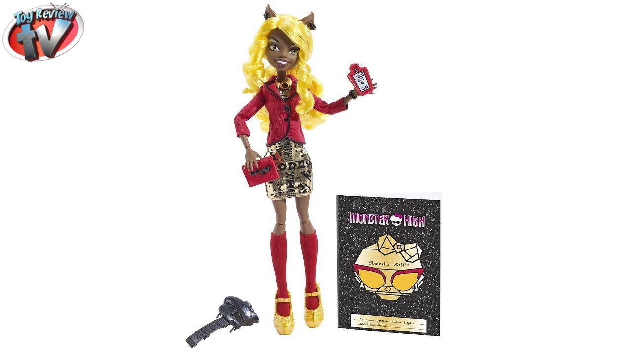 Monster High Frights Camera Action: Hauntlywood Clawdia Wolf Doll Review, Mattel