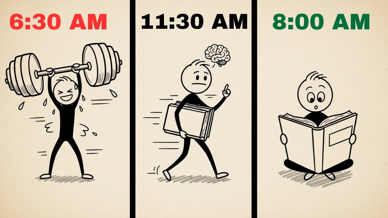 The PERFECT Daily Routine for Students | Stickman Motivation