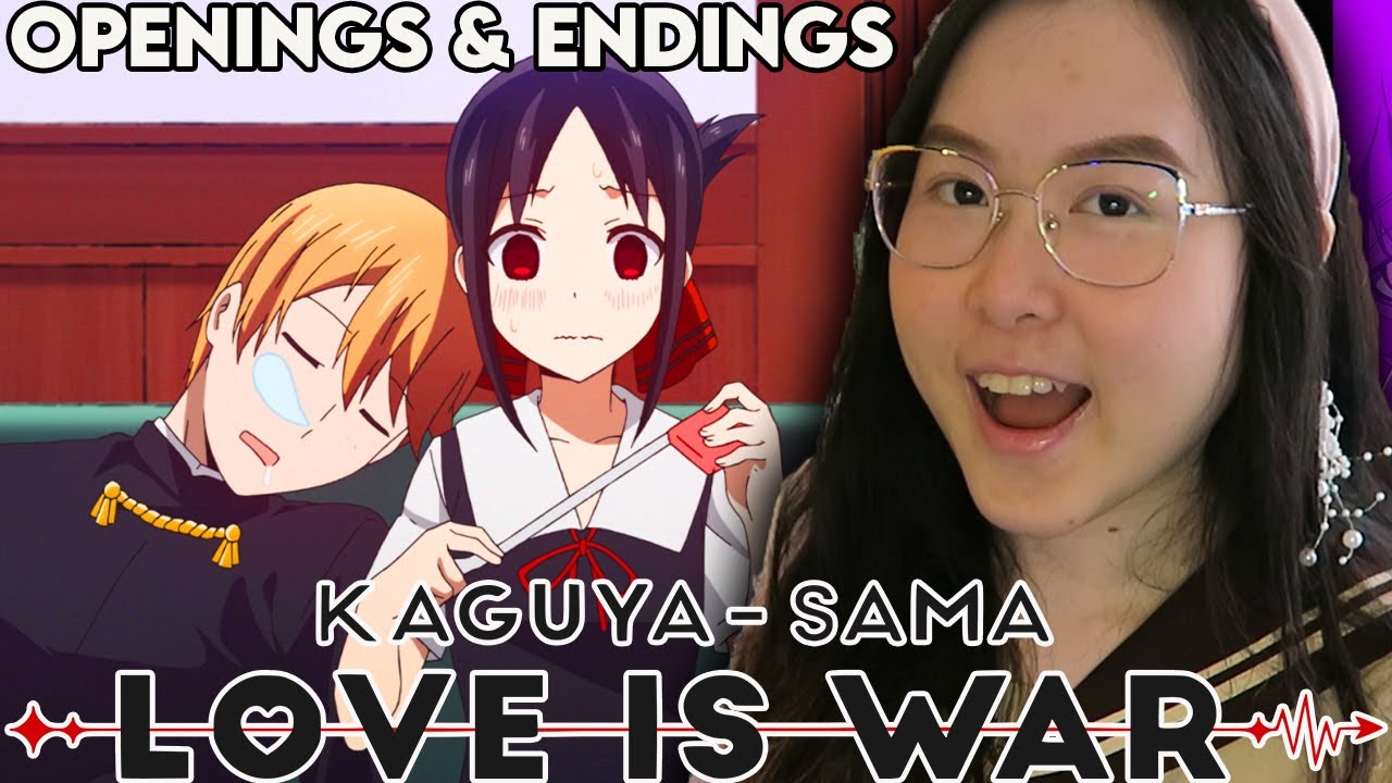 First Time Reacting Kaguya-sama: Love is War Opening & Ending | New Anime Fan!  ANIME OP ED REACTION