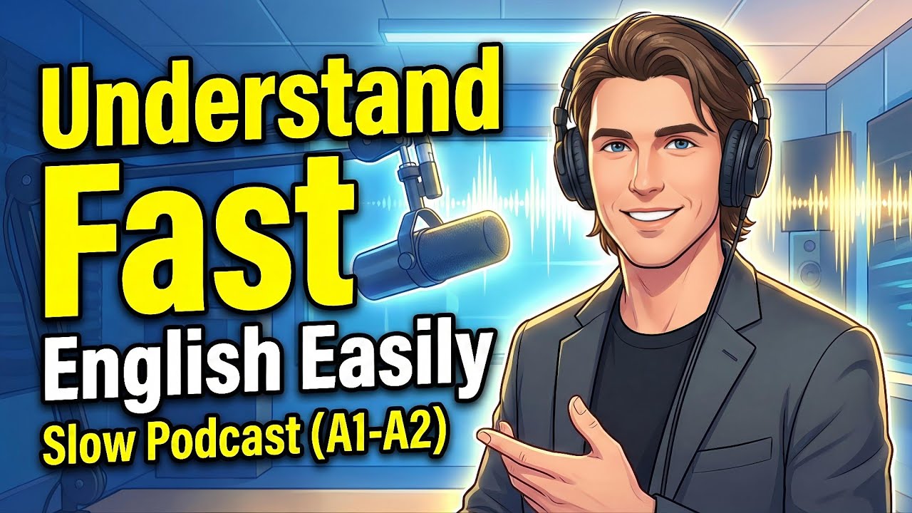 Understand Fast English | Train Your Ears & Speak | Slow Listening Podcast (A1&ndash;A2)
