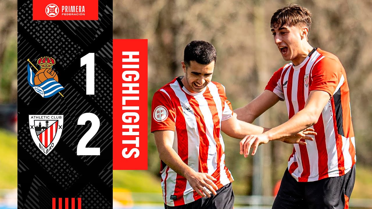 ⚽ Resumen I Real Sociedad B 1-2 Bilbao Athletic I Laburpena I Primera Federación 2024-25 J26