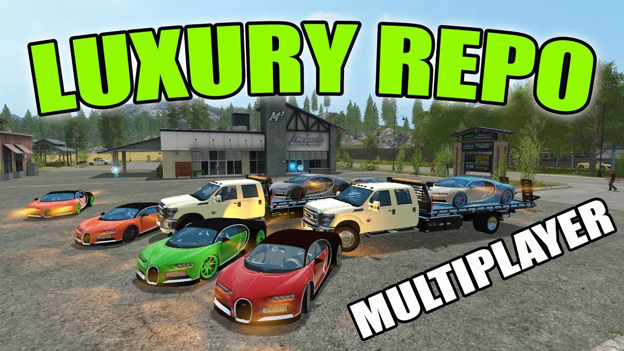 FARMING SIMULATOR 2017 | LUXURY REPO | BUGATTI | MULTIPLAYER