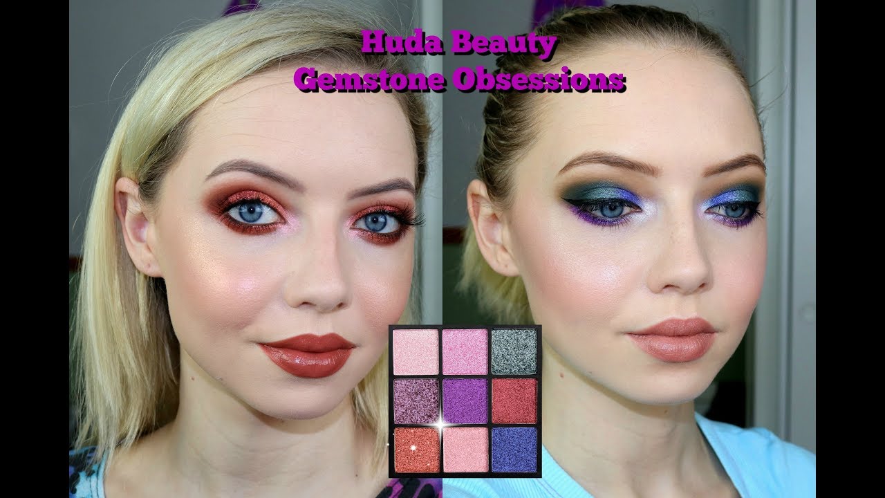 2 Looks 1 Palette | Huda Beauty Gemstone Obsessions Review & Swatches
