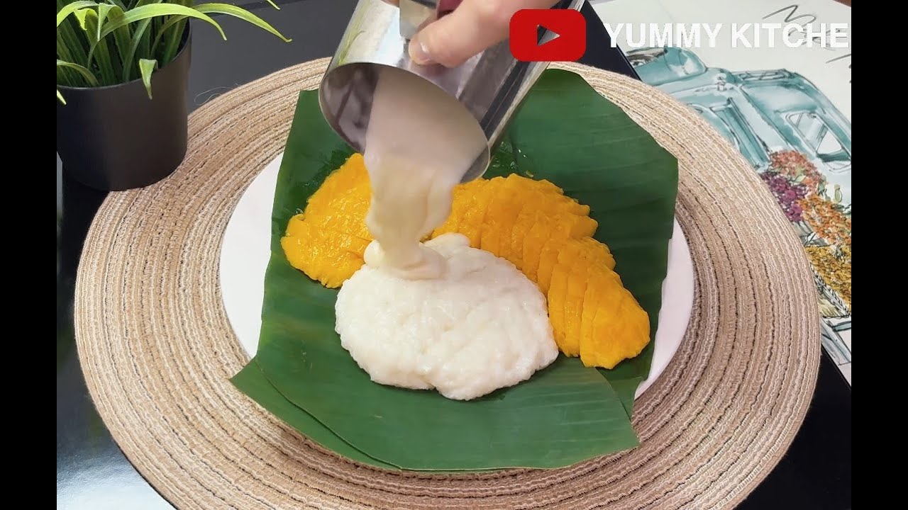 Mango Sticky Rice Recipe – Authentic Thai Dessert with Coconut Milk