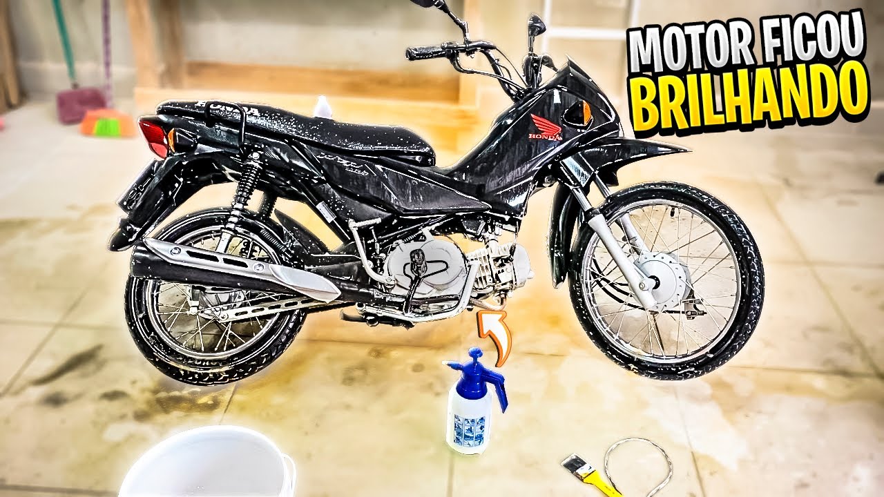 LAVEI MOTOR DA POP COM ESSE PRODUTO E FICOU BRILHANDO ✨
