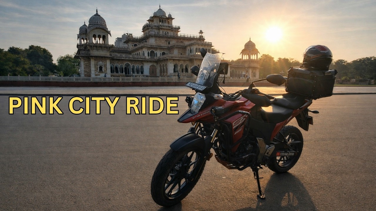 Jaipur Streets on Bike | RAJASTHAN RIDE | SUZUKI VSTROM SX 250