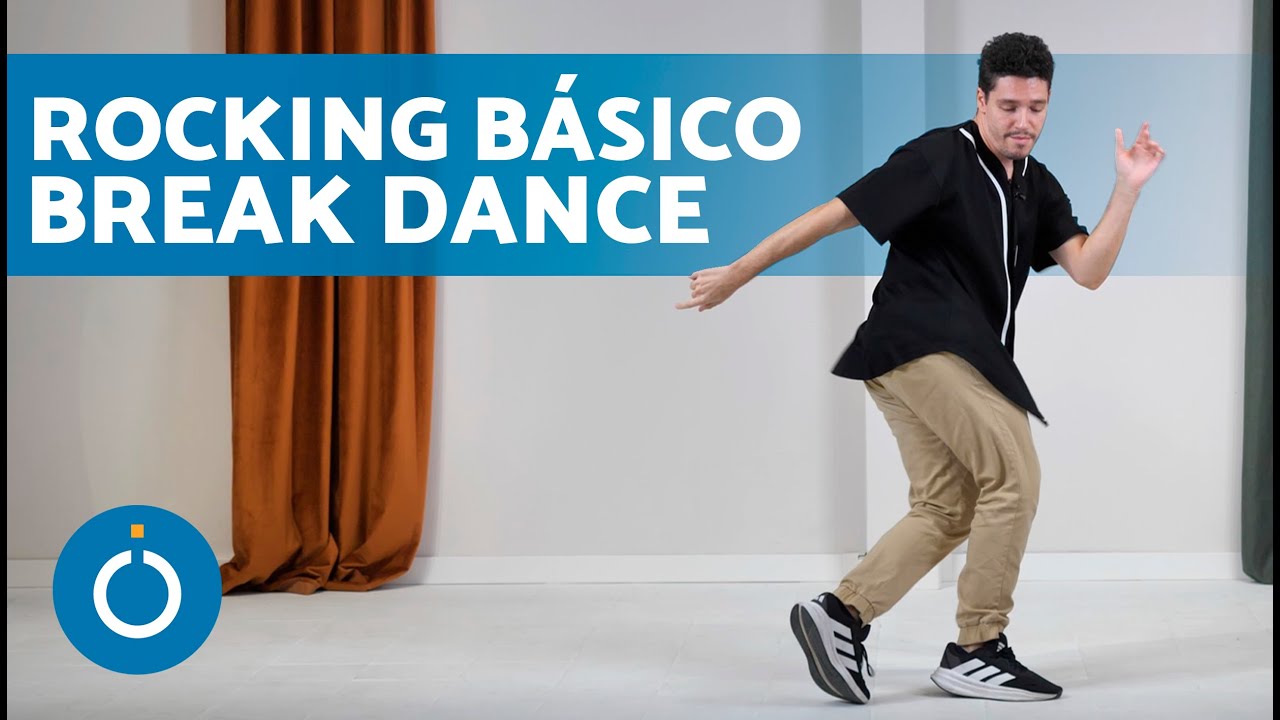 PASO BASE en BREAK DANCE Paso a Paso para PRINCIPIANTES 🧢 Rocking Break Dance Tutorial
