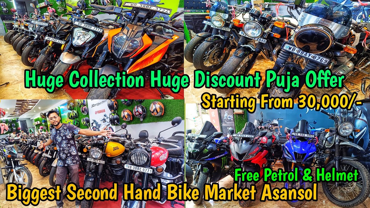 Sports Bike From 30K Durgapuja Special Dhamka Offer Biggest Used Bike Market Asansol 