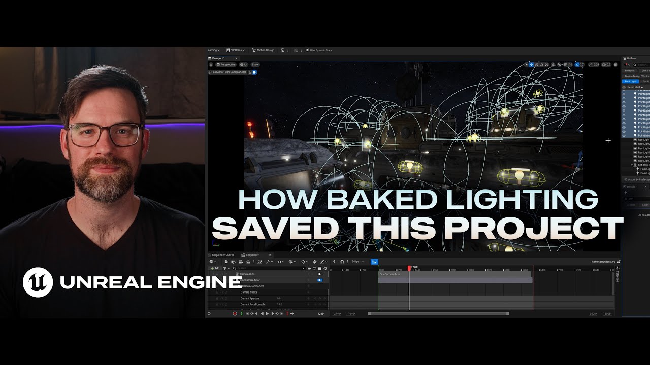 How Baked Lighting Saved This Project // Lumen GI Headaches, Motion Design, Lighting Tips In UE5.5
