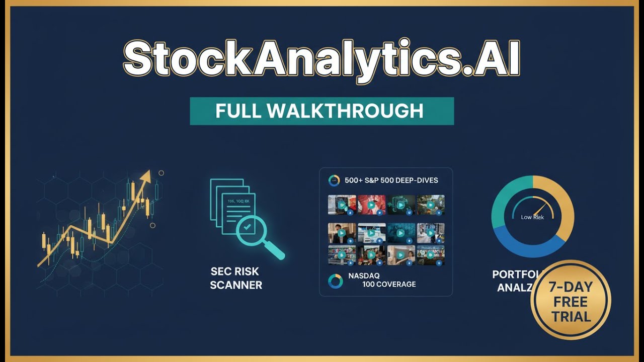 StockAnalytics.AI запущен! Получите полное представление о нашей платформе анализа акций на основ...