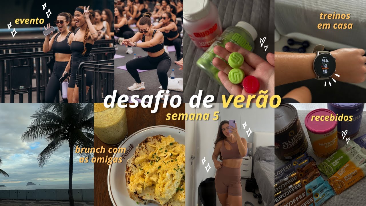 DESAFIO DE VERÃO - semana 5 | evento na Sapucaí, tênis novo, muitos recebidos