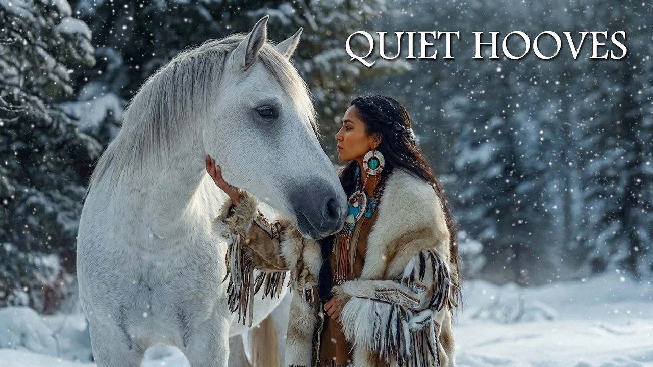 Quiet Hooves | Native Flute Music, Snowy Forest Calm, Peaceful Mind & Gentle Dreamscape