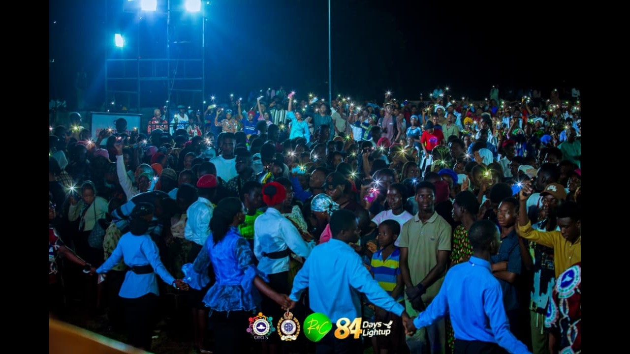 PASTOR E A ADEBOYE AT OGBOMOSO LIGHT UP CRUSADE