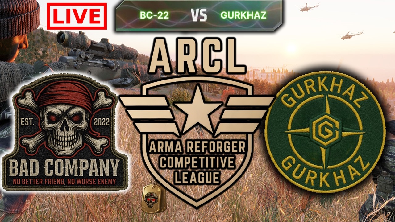 ARMA REFORGER COMPETITIVE LEAGUE S1 | Bad Company Vs GURKHAZ (20 vs 20 Middleweight Division)