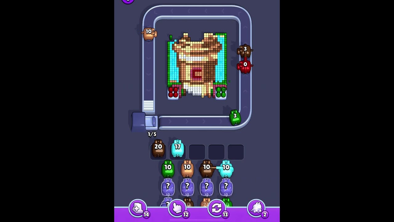 Pixel Flow Level 643 Solution Walkthrough 👁️
