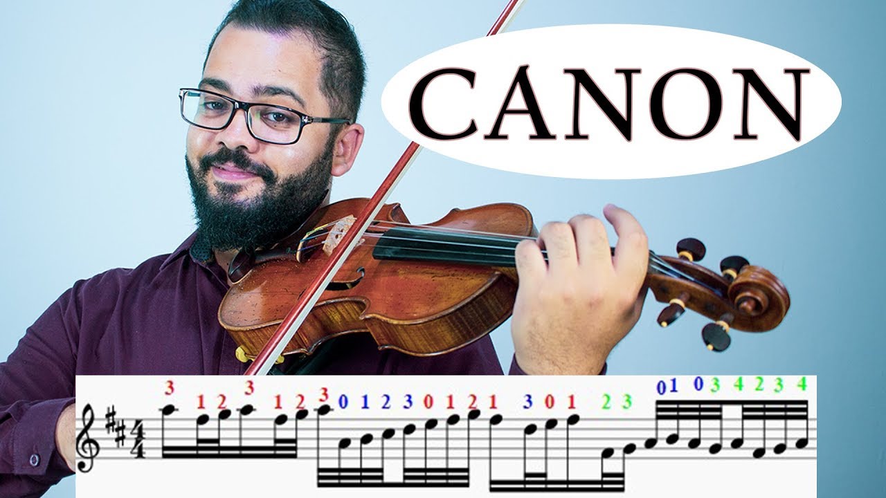 TUTORIAL | Como Tocar Pachelbel Canon in D | Violino Didático