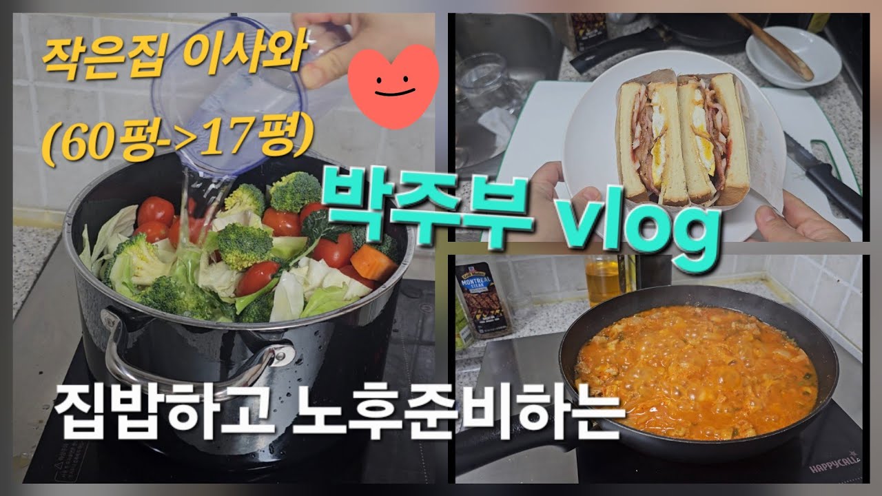 60평에서 17평 작은집 이사하고 집밥하며 노후준비하는 박주부 일상