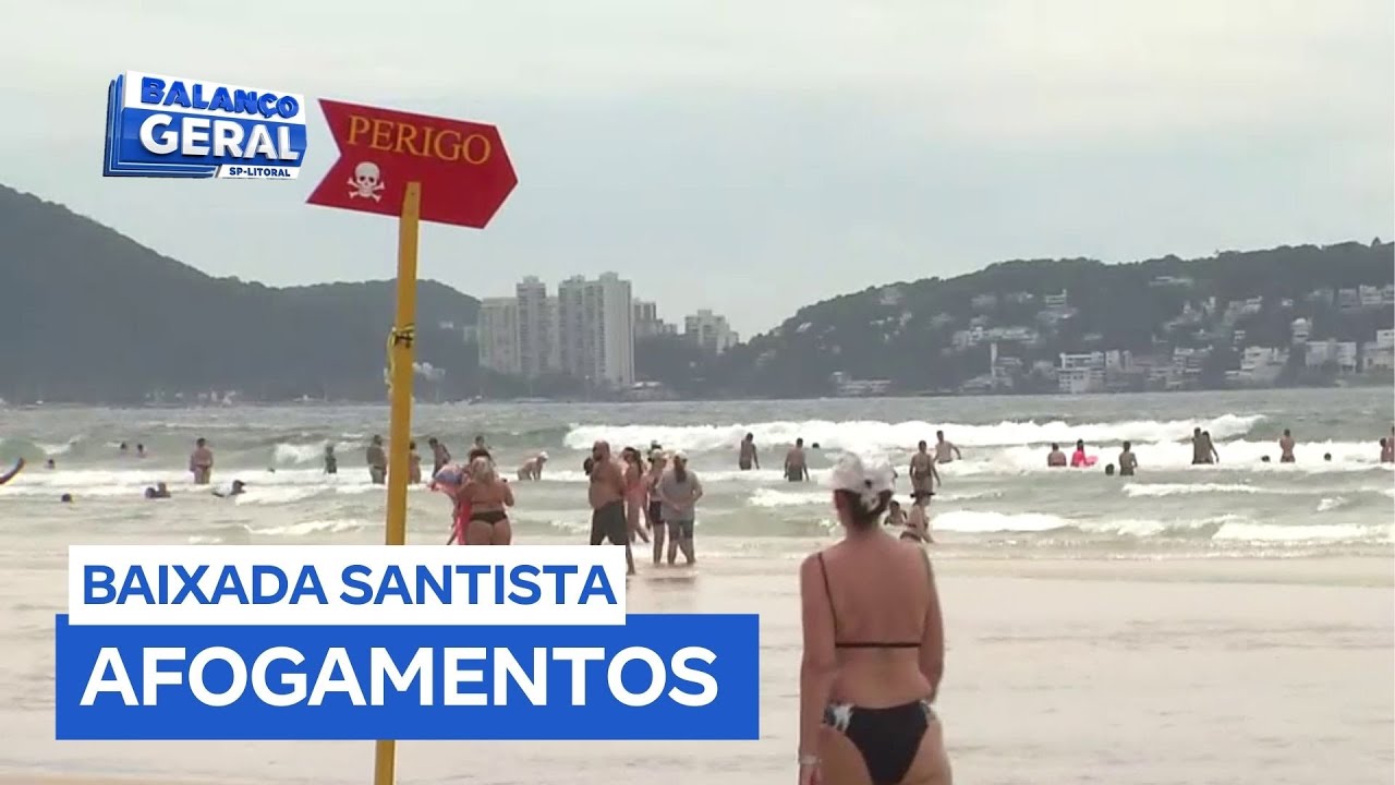 Baixada Santista registra 20 mortes por afogamento nas duas primeiras semanas de 2026