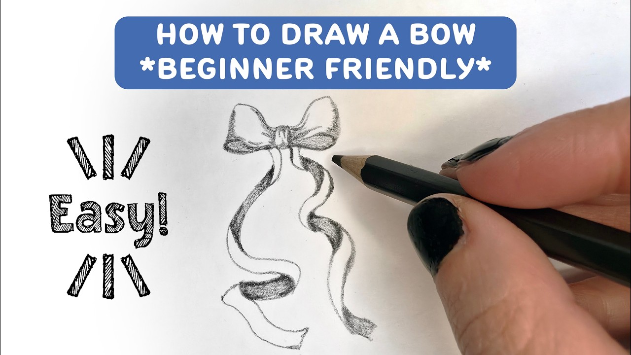Bow Drawing Tutorial for Beginners